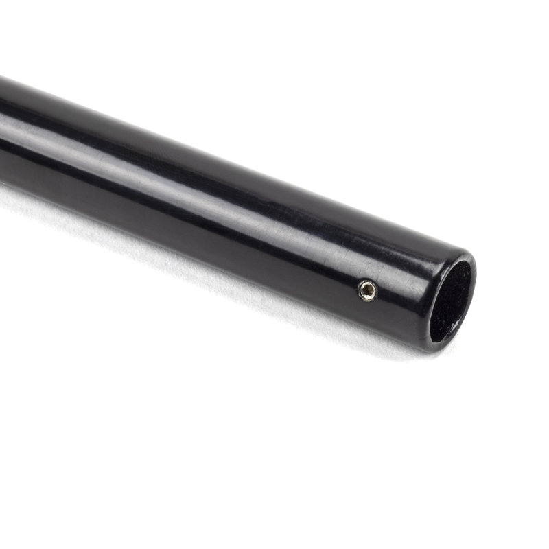 Poles Steel Single Curtain Pole, 2.2cm H x 150cm W x 2.2cm D