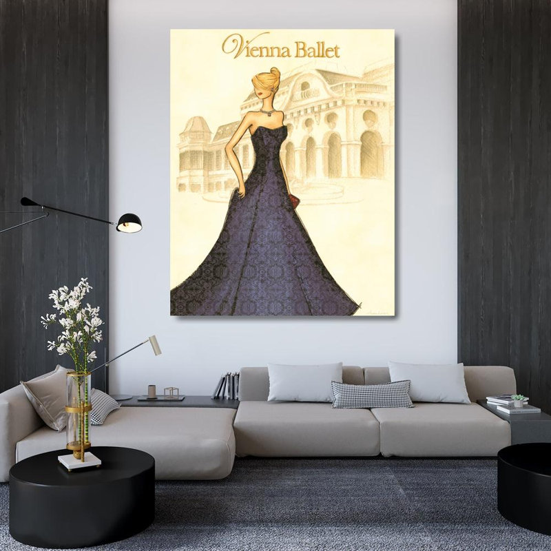 Ballet, 46" H x 36" W