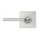 Latitude Lever with Collins Trim Bed and Bath Lock