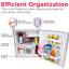 1.6 Cu. Ft. Retro Compact Fridge with Chiller, Countertop Fridge with Built-In Bottle Opener-98742345