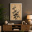 Botanical Ink Study Japandi - Wrapped Canvas-190397366-190397368