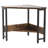 Danielys Corner Metal Base Writing Desk with Power Outlet-1180811210