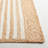 Sarok Natural Fiber Flat Weave Jute Pile Abstract Rug-97717993