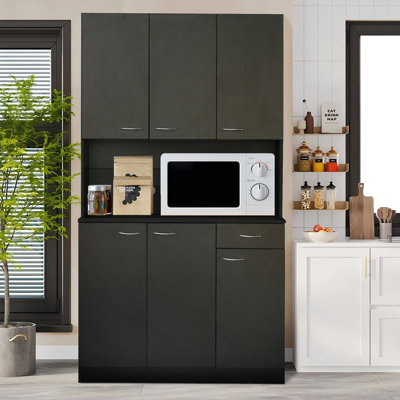 Garde-manger 71 po avec station de charge et tablettes réglables