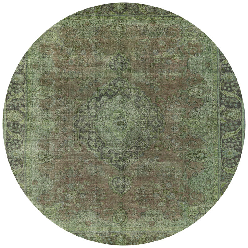 Oriental Indoor Rug, Round 5'