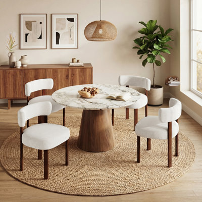 48.5cm H Upholstered Upholstered Back Side Chair