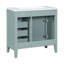 Ensemble de meuble-lavabo avec lavabo, armoire de salle de bain avec tiroirs, structure solide et panneau de fibres à densité moyenne-1980153264-1980153267