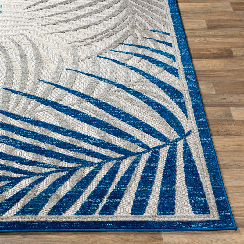 Floral Indoor / Outdoor Area Rug, Rectangle 160 x 220cm