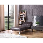 Umeh Faux Leather Chaise Lounge