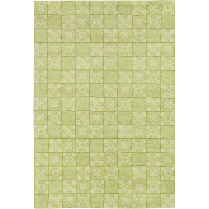 Tapis en laine touffeté à la main Mazie, 8 pi x 10 pi