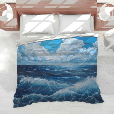 Ocean Bedding Nature Comforter Coastal Beach