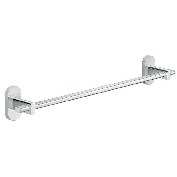 Polished Chrome 17.72'' Wall Mounted Square Towel Bar