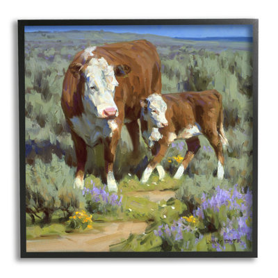 " Cattle In Lush Countryside Pasture " by Jimmy Dyer Painting Print