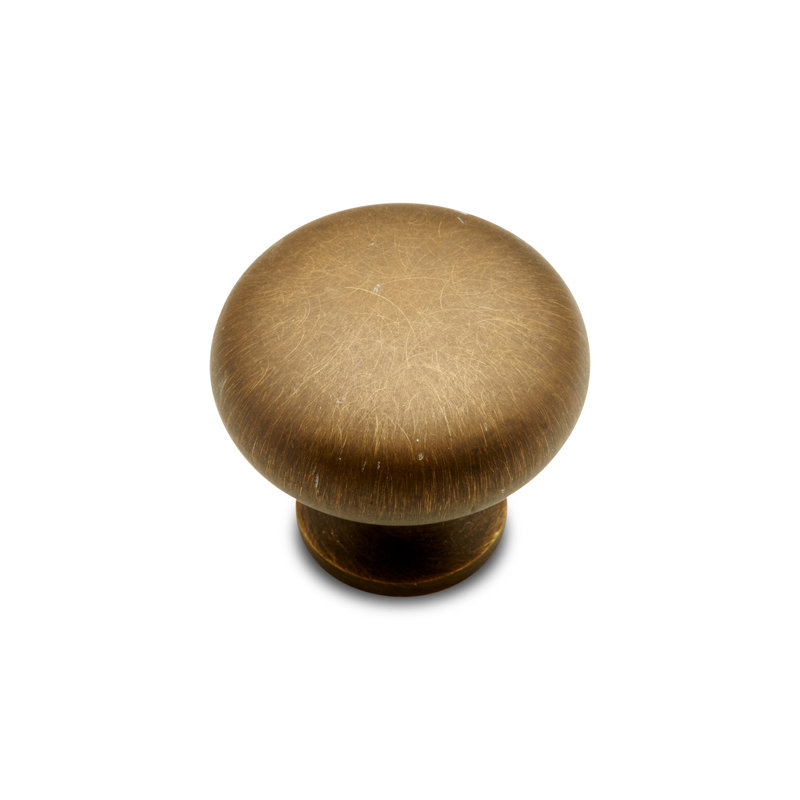 CK Series 1 1/4" Diameter Mushroom Knob, 1.25" H x 1.25" W x 1.06" D, Antique English