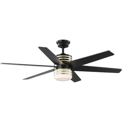 Carrollwood 56'' Ceiling Fan with LED Lights