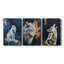 ANIMALS Series CXL III - Toile tendue avec châssis sur mesure - 3 pièces-2065727390
