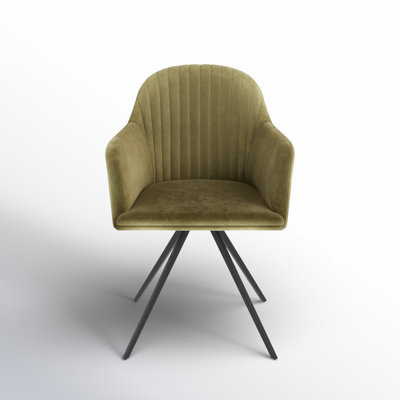 Chaise rembourrée en velours Skywalk