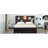Twin Size Wood Platform Bed With Bookcase Headboard, Built-In Downlight, Charging Station, And 2 Side Drawers, Expresso-2104529463
