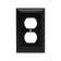 Architectural 1-Gang Duplex Outlet Wall Plate