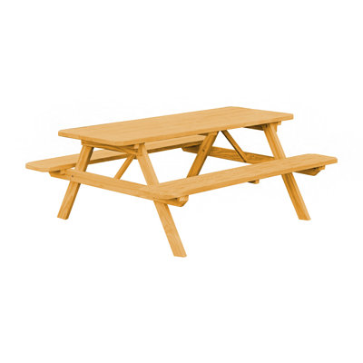 Omarion 6 - Person Wood Patio Dining Set with Rectangular Table