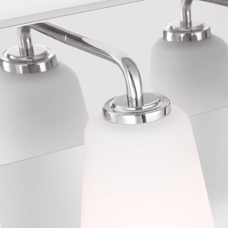 Miles Extra Large Vanity from Generation Lighting , White, Chrome