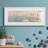 The Beach Is Calling - Matted and Framed Under Acrylic Glass, Coastal Wall Art for Living Room