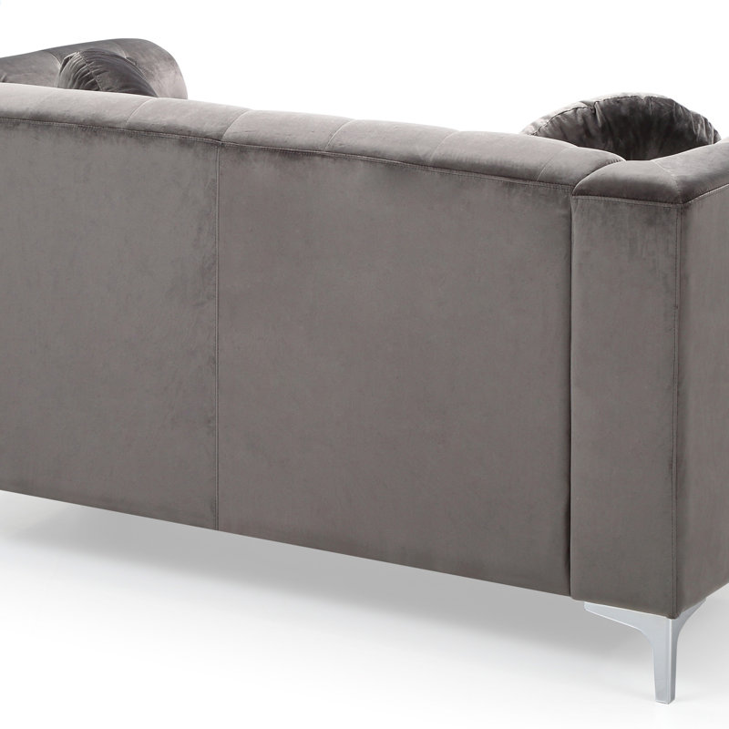 Causeuse Chic, Gris foncé