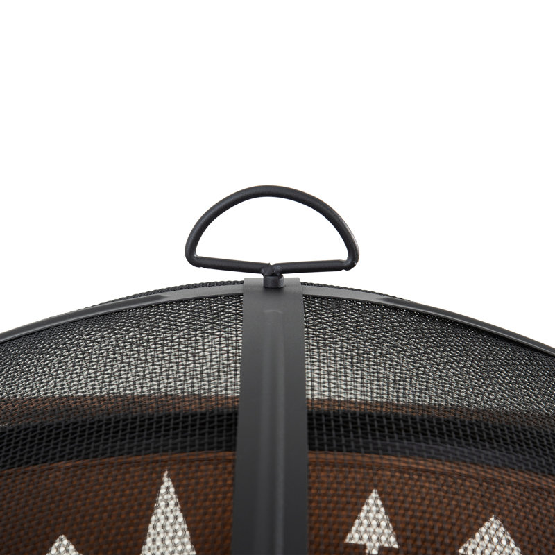 XL steel fire bowl ASKJA - Ø76cm, copper