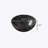 14'' Bathroom Bowl Ceramic Sink With Stone Pattern, No Faucet, Matte Black-125438780