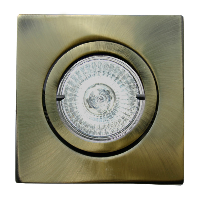6.8cm Recessed Light, Antique brass