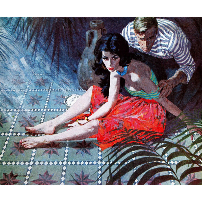 «Beauty is the Prise», reproduction sur toile tendue, H 24 po x l 29 po