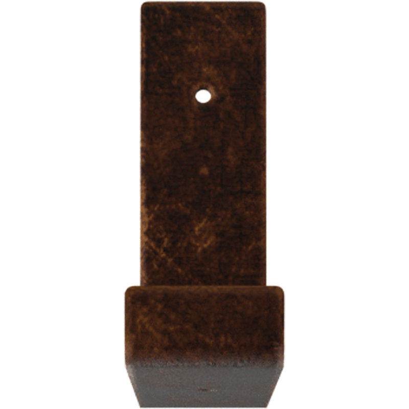 2"W x 10"D x 6 1/2"H Steel Hanging Shelf Bracket, Antiqued Copper, 5" H x 2" W x 10" D, Antiqued Copper