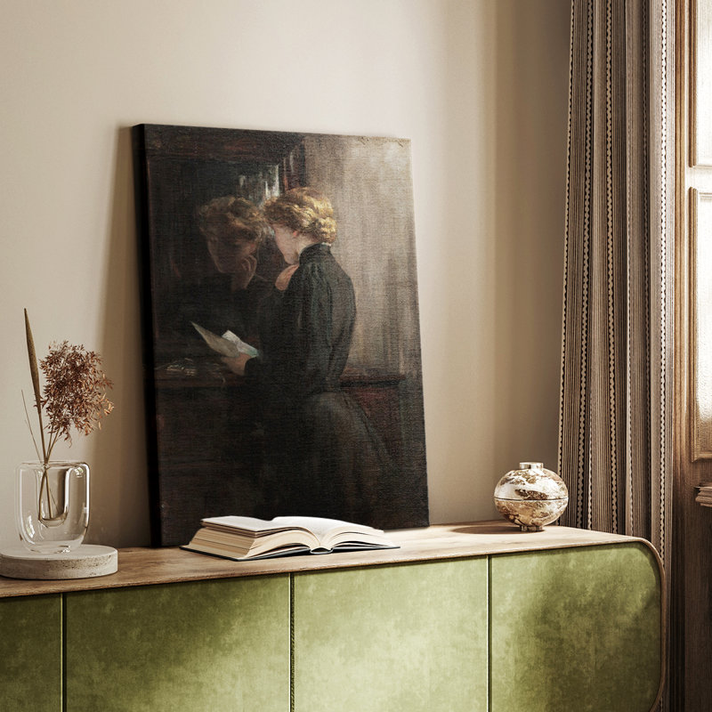 Impression de portrait rétro XXI - galerie Cavas, H 18 po x l 12 po