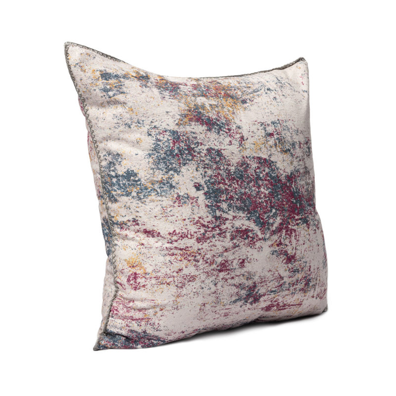 Outdoor Throw Pillow, 20" x 20", Pink, Abstract