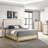 Wood LED Panel Bed