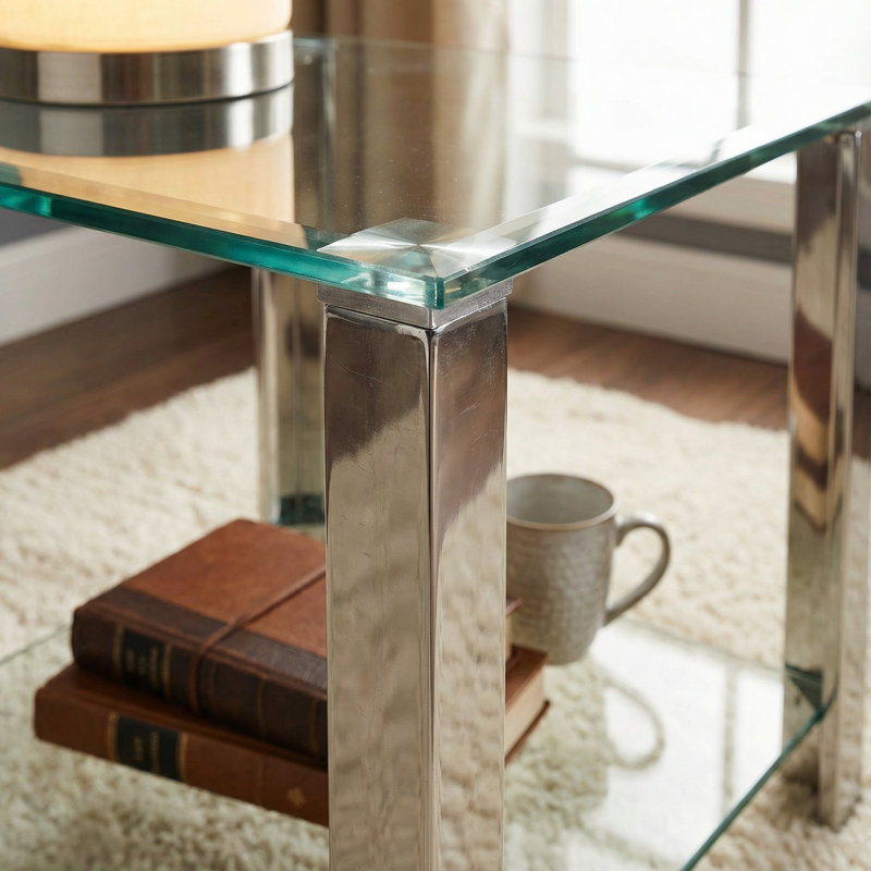 Schwenzer Glass Top End Table
