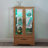 Lighted Glass Curio Display Cabinet With Adjustable Shelves - 2 Doors