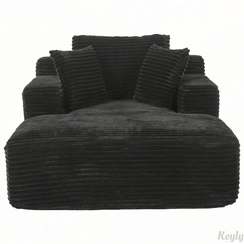 Méridienne 48,8 po, Noir