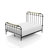 Transitional Style Antique Black Queen Size Bed-775750075