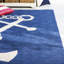 Tapis bleu intérieur / extérieur Isleboro Ahoy-16773745