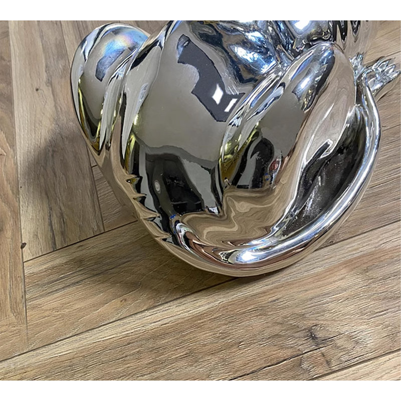 Décorations pour chien en résine de fibre de verre électrolytique de luxe