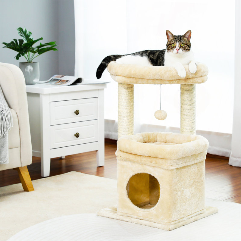 Tour pour chat 27 po, Beige