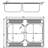 vidaXL Kitchen Sink with Double Basins Silver 31.5"x23.6"x6.1" Stainless Steel-131366116