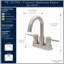Lulani St. Lucia Centerset Bathroom Faucet with Drain Assembly-50297482
