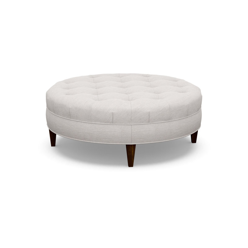 Round Ottoman, Walnut, 9637-82