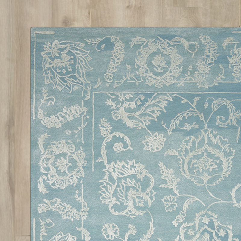 Lennear Wool Oriental Indoor Rug, Rectangle 3'9" x 5'9"
