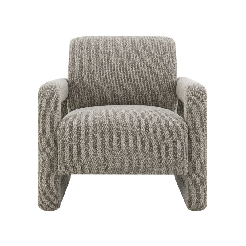 Fauteuil d'appoint en chenille Glenda Grey