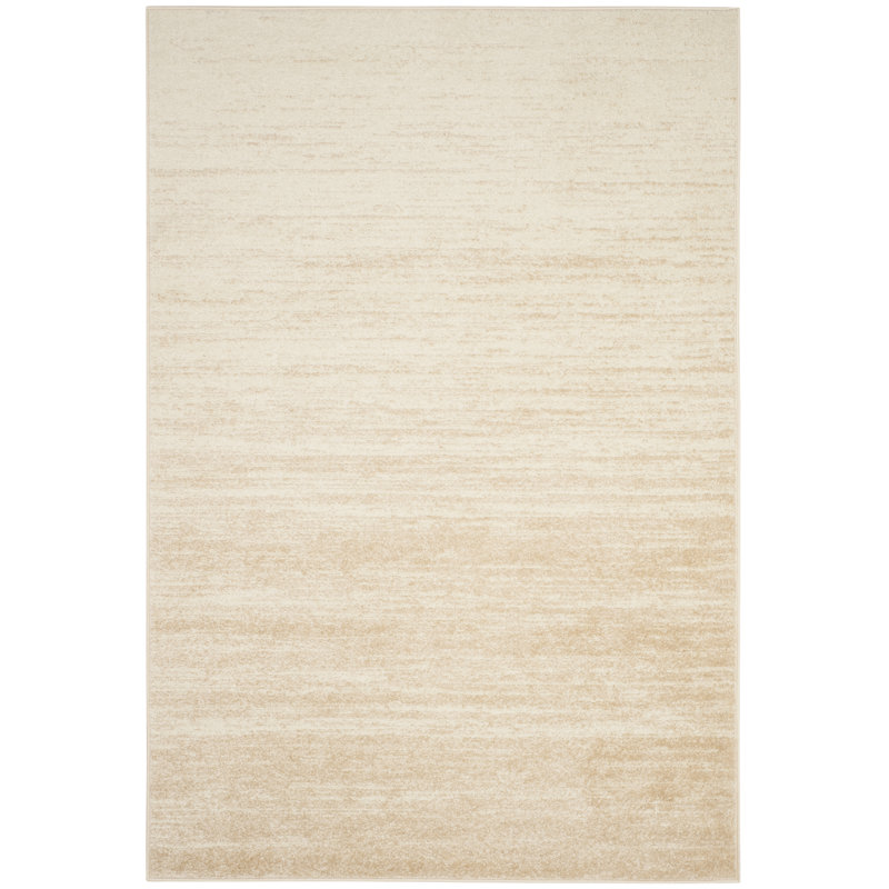 Hornsey Hooked Champagne/Cream Rug, Rectangle 155 x 229 cm