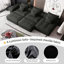 Canapé modulaire surdimensionné moderne avec tissu chenille étincelant, coussins moelleux, 6 coussins, combo bricolage 6 pièces et aucun assemblage requis.-728158048