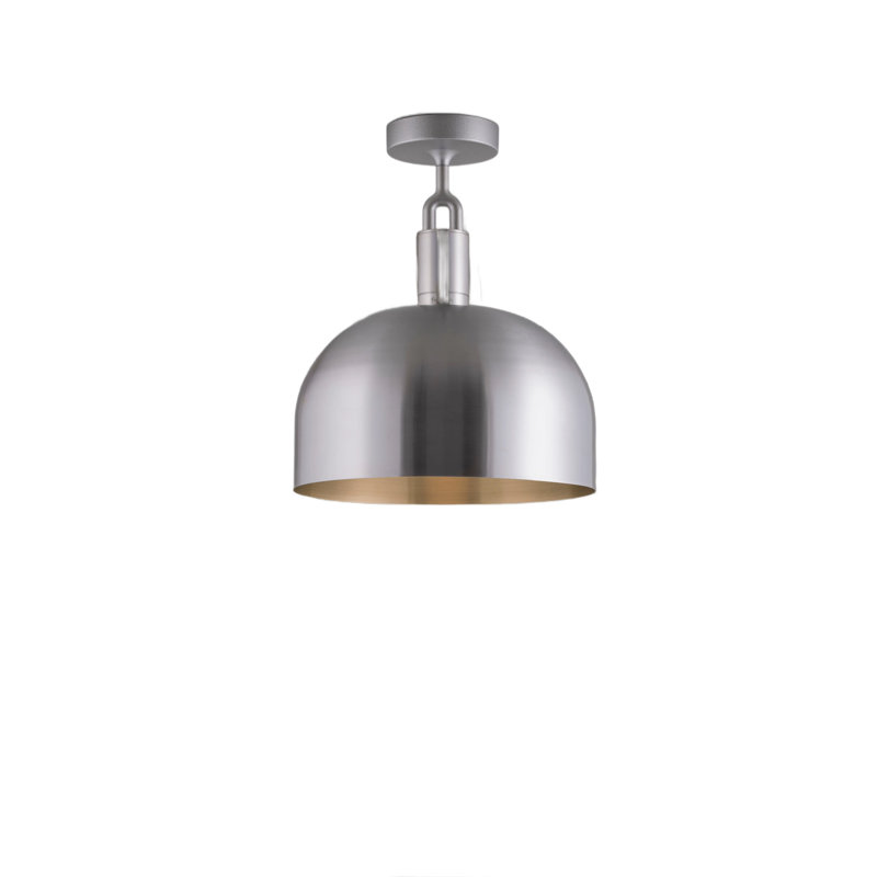 Semi Flush Mount, Steel, Large